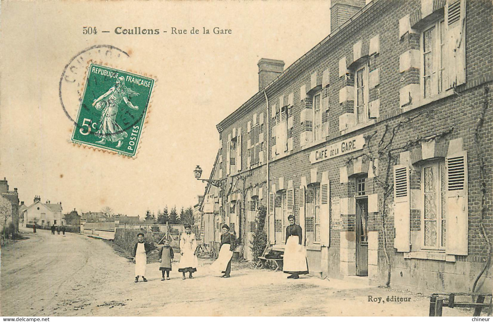 COULLONS RUE DE LA GARE ET CAFE DE LA GARE - Sonstige & Ohne Zuordnung