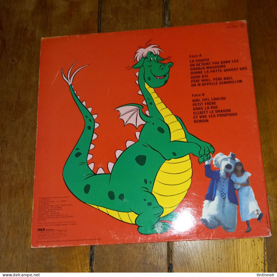 Vinyle 33 T Chantal Goya La Poupée Riri Fifi Loulou Disney Productions 1978 - Bambini