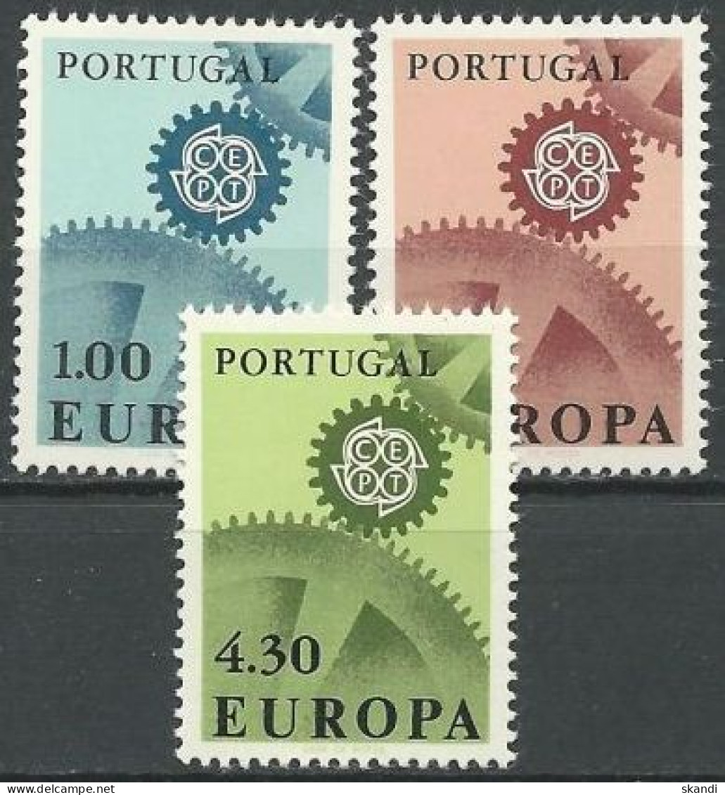 PORTUGAL 1967 Mi-Nr. 1026/28 ** MNH - CEPT - 1967