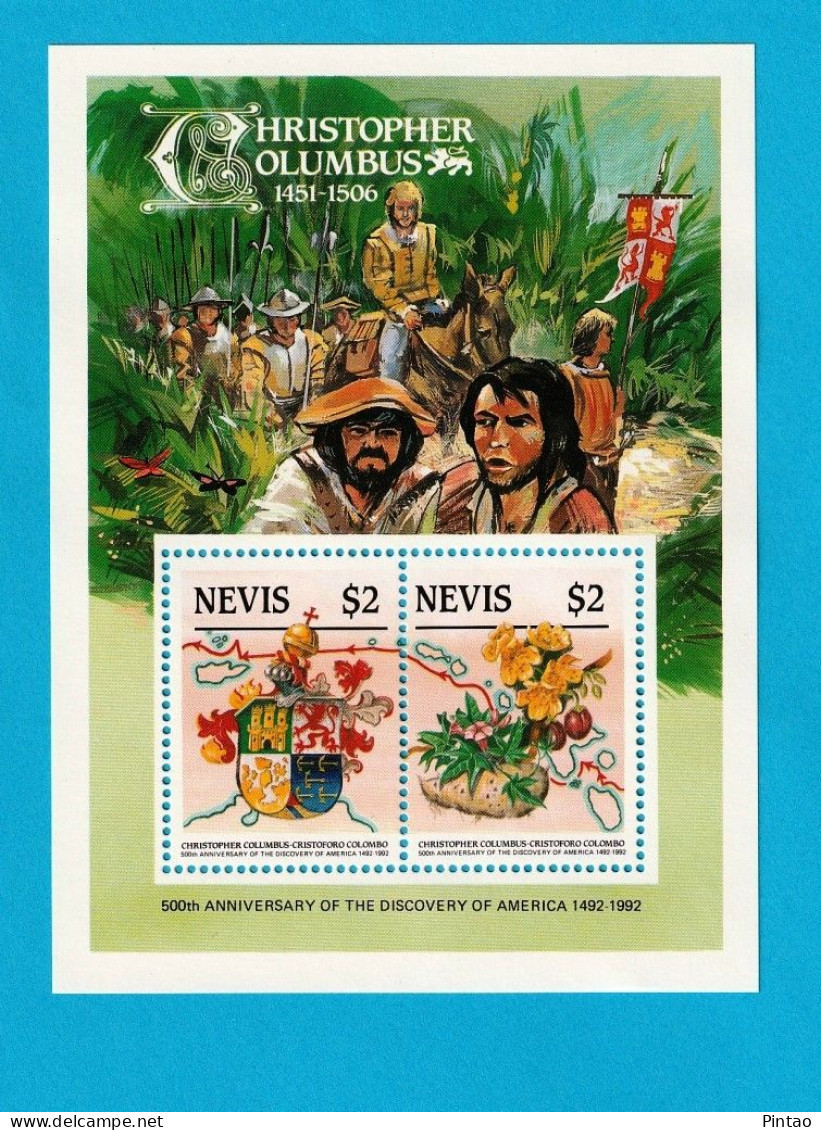 BAR7990- NEVIS 1992- MNH (CRISTÓVÃO COLOMBO) - Cristóbal Colón