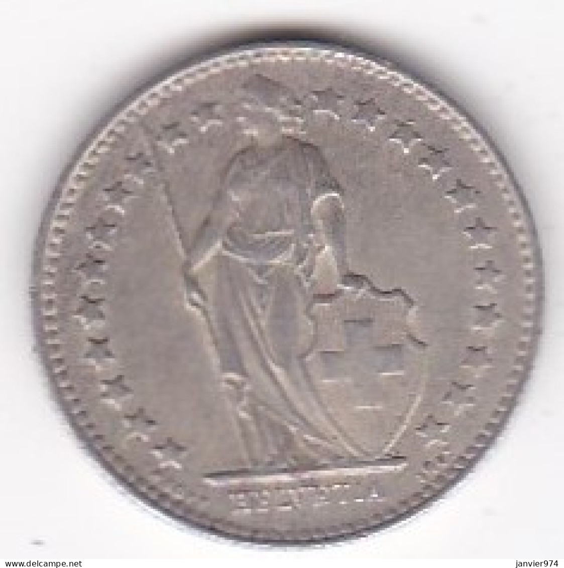 SUISSE. 1/2 Franc 1951 B , En Argent - 1/2 Franc
