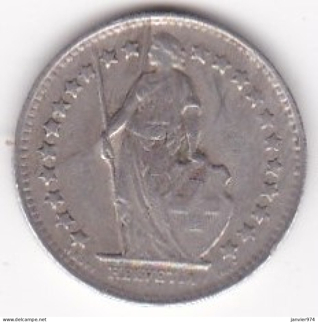 SUISSE. 1/2 Franc 1950 B , En Argent - 1/2 Franken