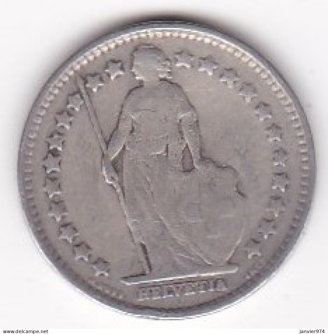 SUISSE. 1/2 Franc 1914 B , En Argent - 1/2 Franken