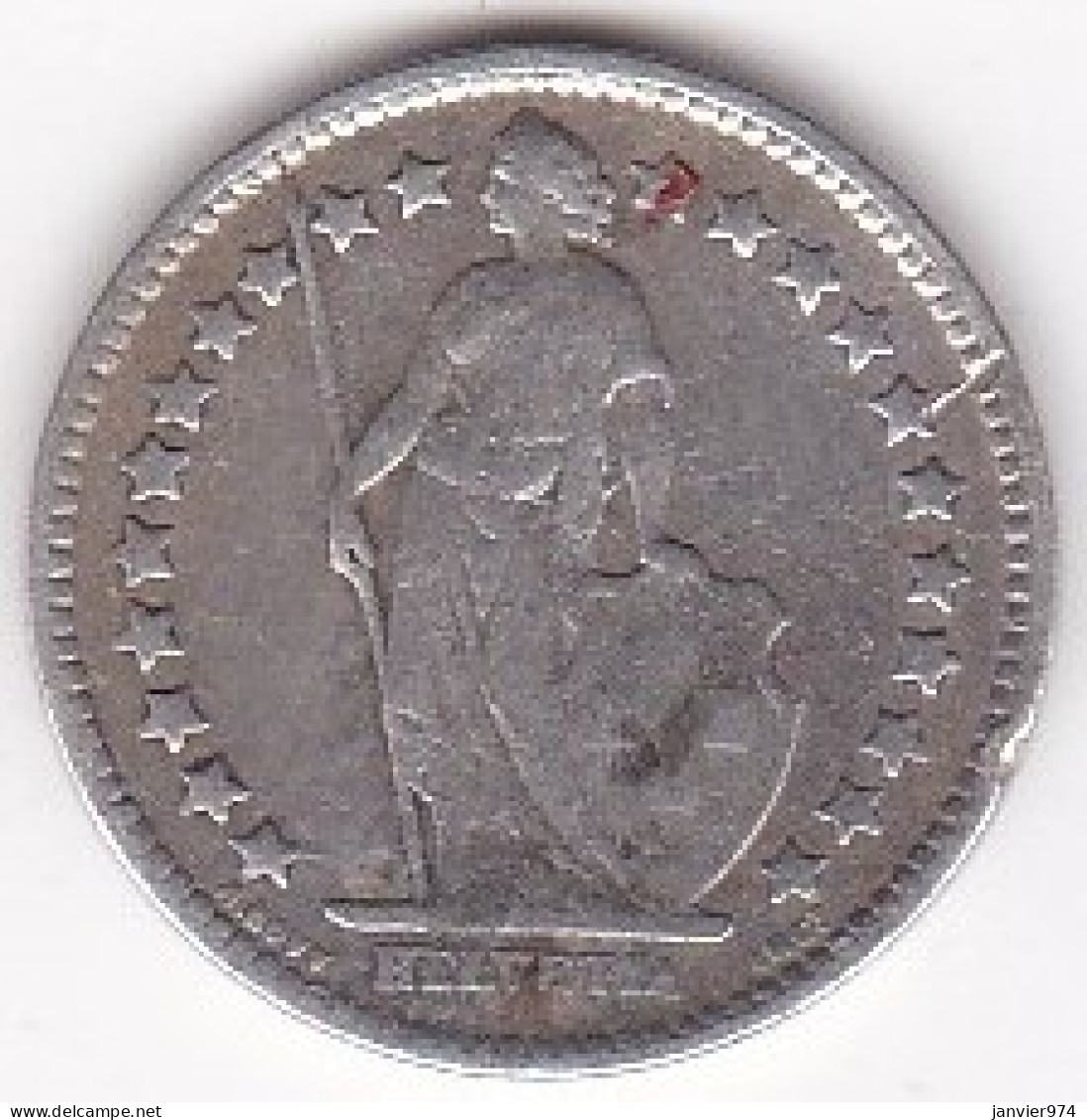 SUISSE. 1/2 Franc 1909 B , En Argent - 1/2 Franken