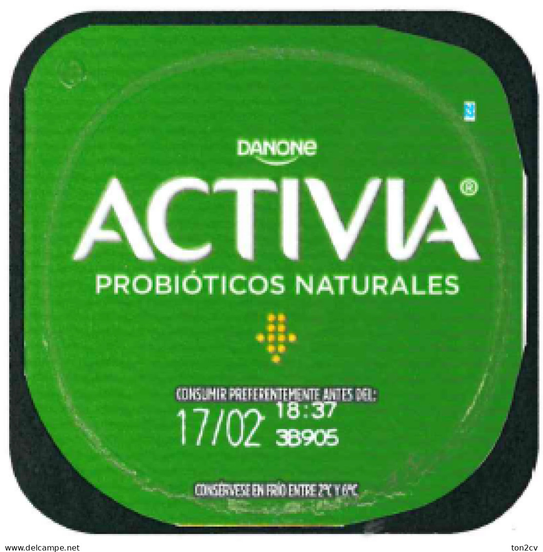 Tapa De Yogurt Danone - Opercules De Lait