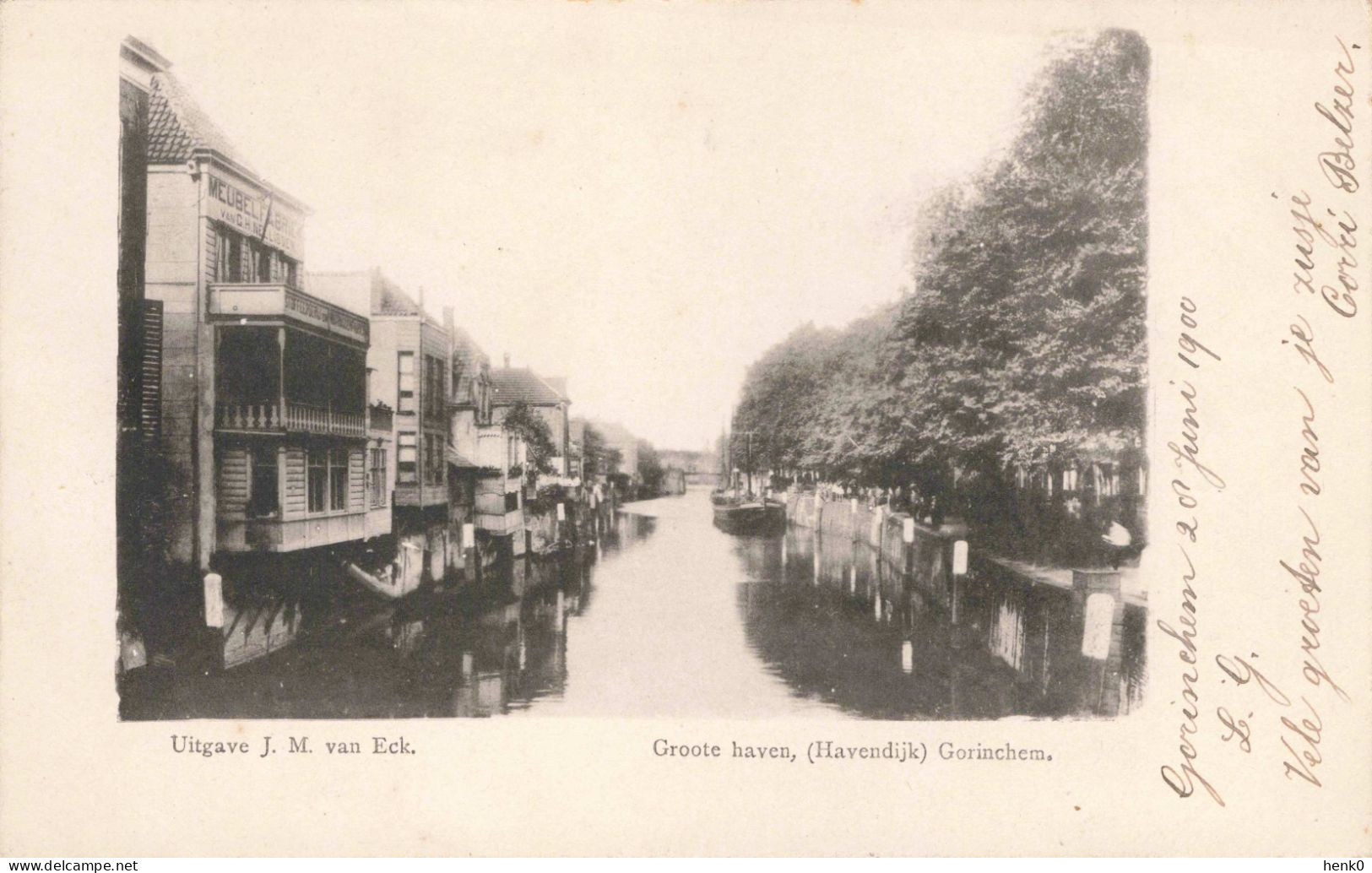 Gorinchem Groote Haven Met Havendijk K6507 - Gorinchem