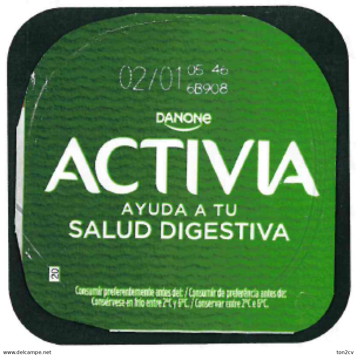 Tapa De Yogurt Danone - Opercules De Lait