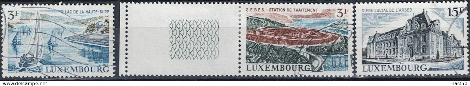 Luxemburg - Landschaften Und Bauten (MiNr: 832/4) - 1971 Gest Used Obl - Gebruikt