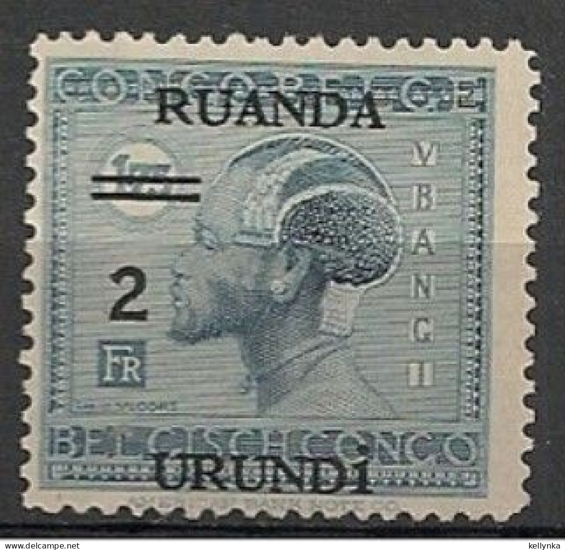 Ruanda Urundi - 91 - Meulemans - Surcharge - 1941 - MNH - Unused Stamps