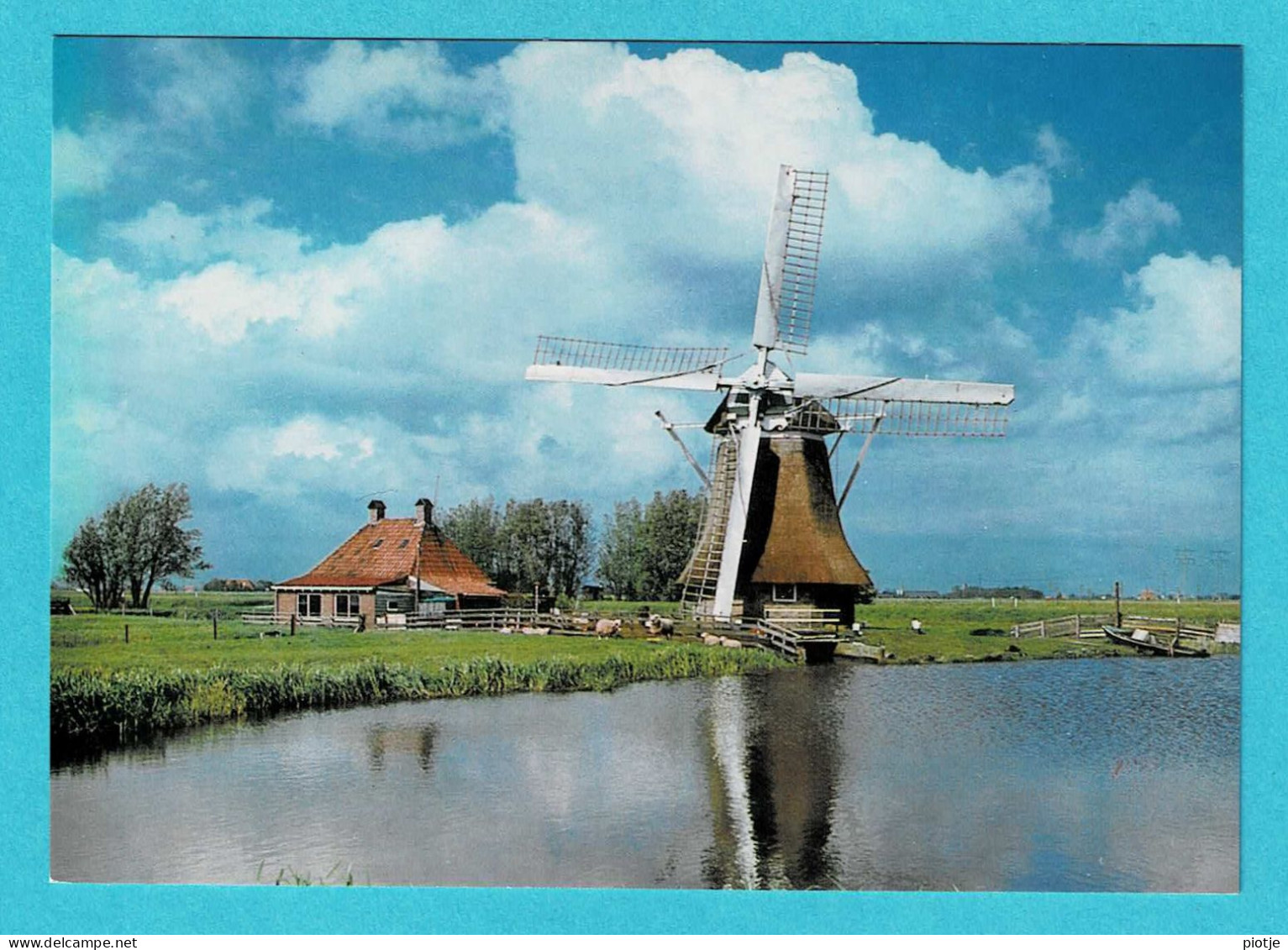 * Bolsward (Friesland - Nederland) * (JosPe) Poldermolen Lonjé, Moulin à Vent, Mill, Muhle, Old - Bolsward