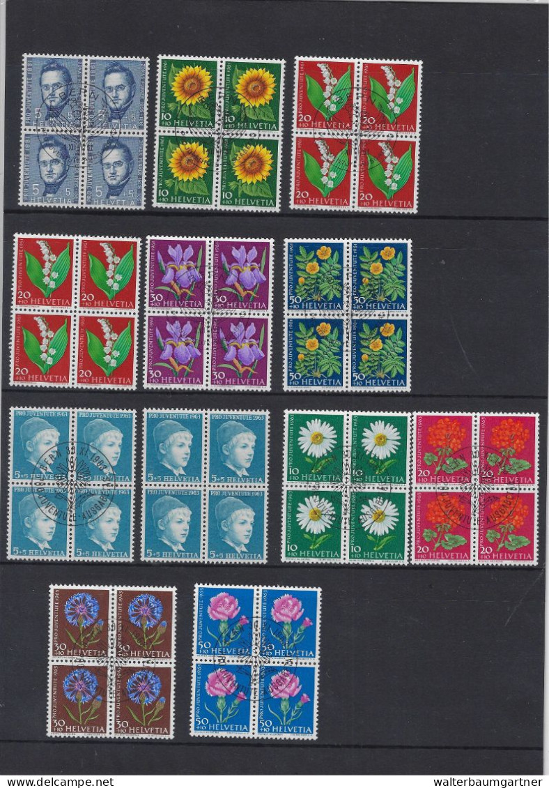 Vends Un Album De Timbres Pro Juventute Blocs + Carnets - Sammlungen (im Alben)