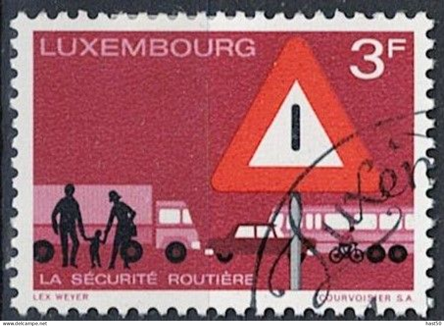 Luxemburg - Verkehrssicherheit (MiNr: 809) - 1970 Gest Used Obl - Gebraucht