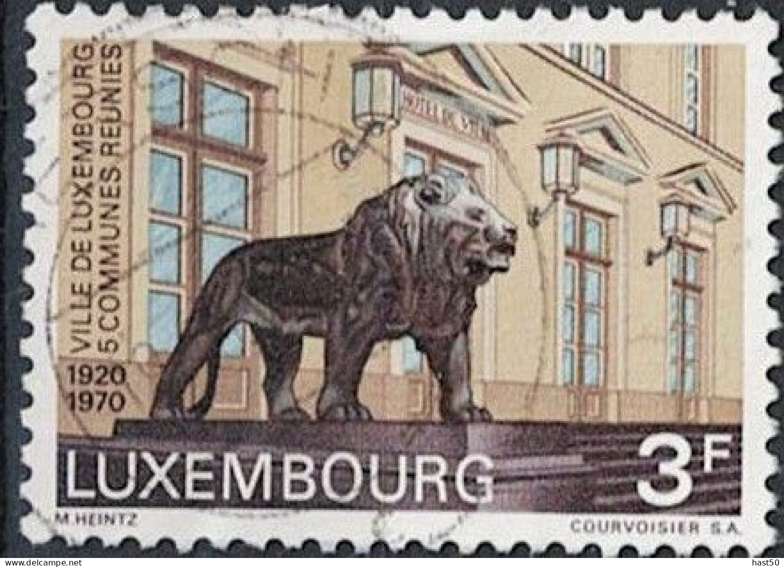 Luxemburg - Stadt Luxemburg (MiNr: 812) - 1970 Gest Used Obl - Gebraucht