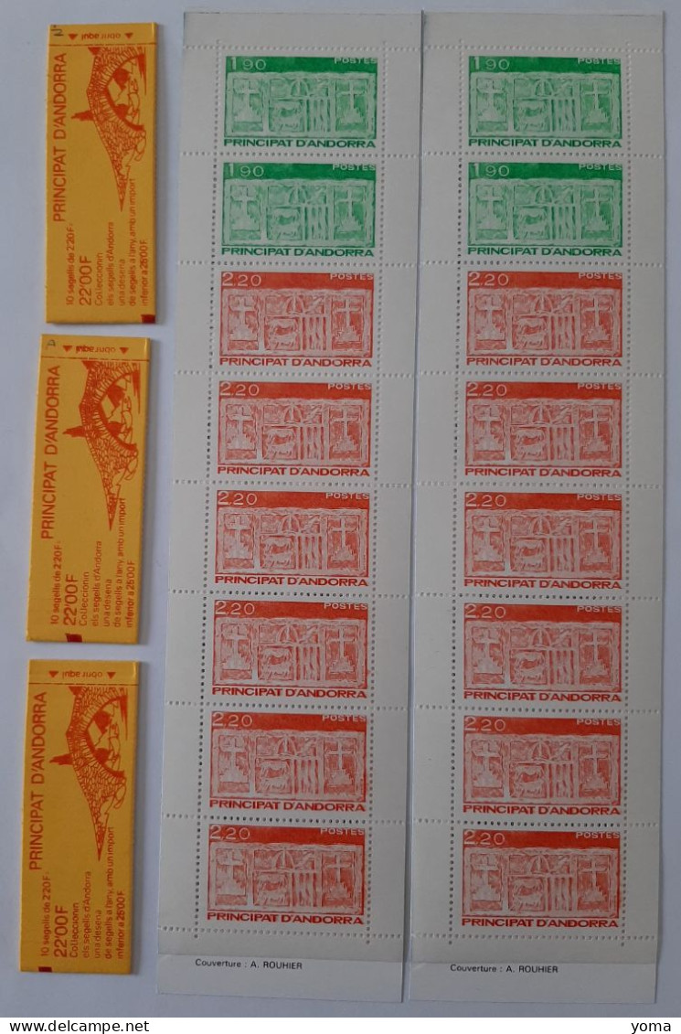 N° 1 - 2 - 3      Divers Carnets Neufs De 1987 à 1990 - Postzegelboekjes