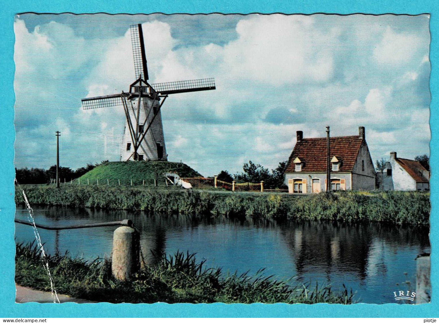 * Damme (West Vlaanderen) * (Nels, Mexichrome, Y 3) Le Moulin à Vent, De Molen, Mill, Muhle, Damse Vaart, Canal - Damme