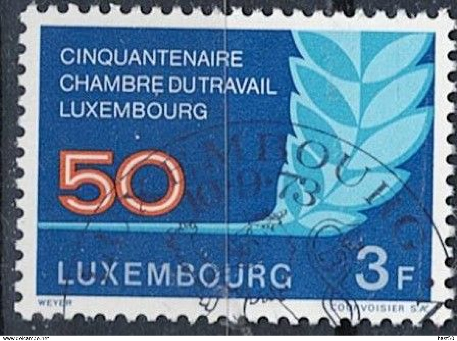 Luxemburg - 50 Jahre Arbeitskammer (MiNr: 868) - 1973 Gest Used Obl - Used Stamps