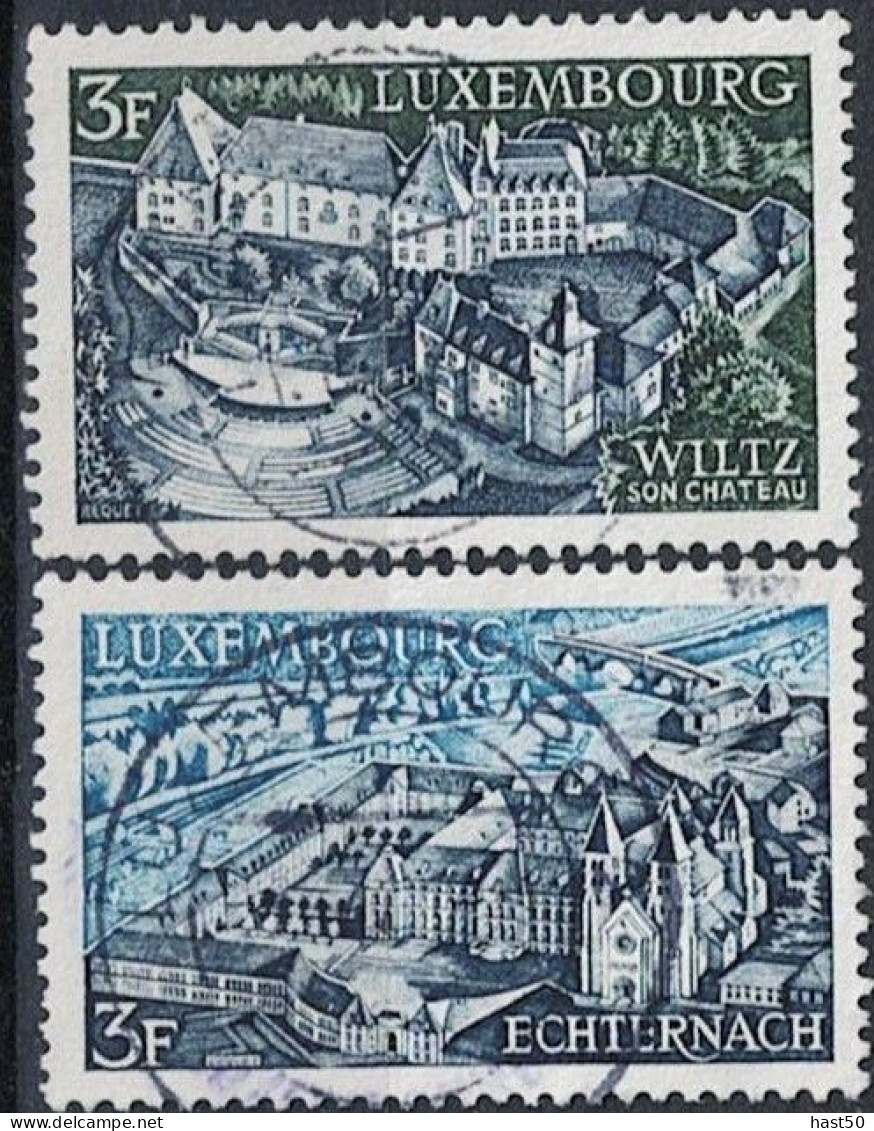 Luxemburg - Landschaften (MiNr: 796/7) - 1969 Gest Used Obl - Oblitérés