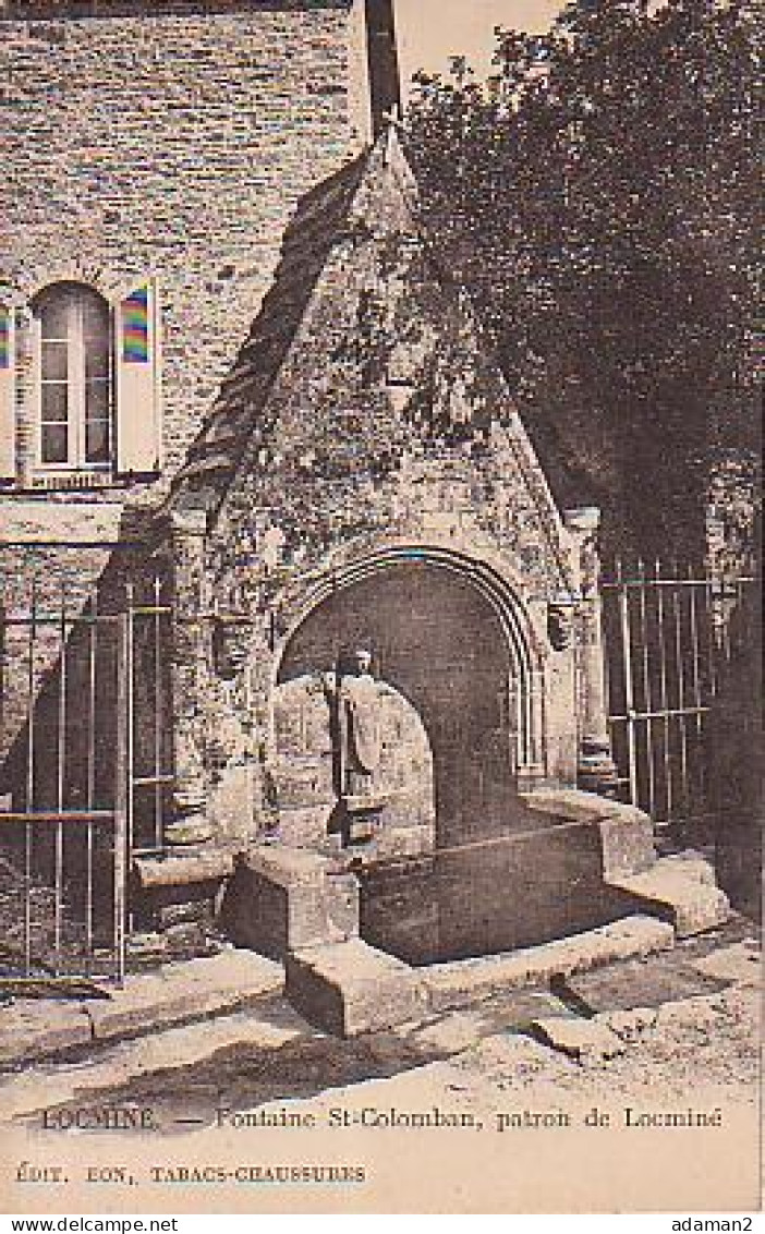 Locminé   P3          Fontaine St Colomban, Patron De Locminé - Locmine