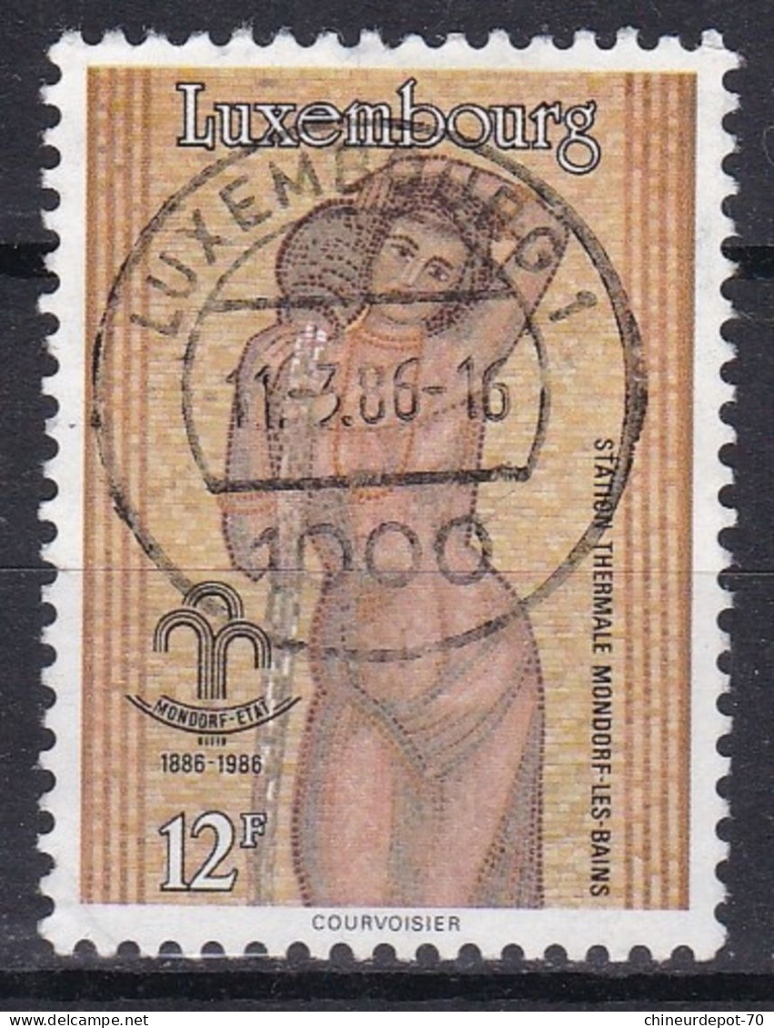 Luxembourg STATION THERMALE DE MONDORF-LES-BAINS 1986 12F COUVOISIER - Usados