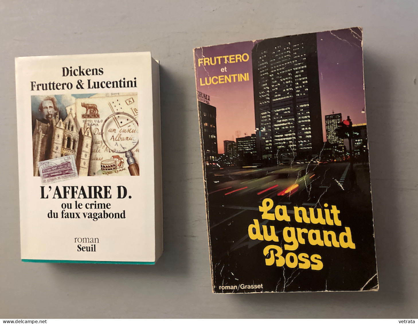 5 Livres De Fruttero & Lucentini : L’affaire D. - La Nuit Du Grand Boss - La Signification De L’existence - L’amant Sans - Lots De Plusieurs Livres