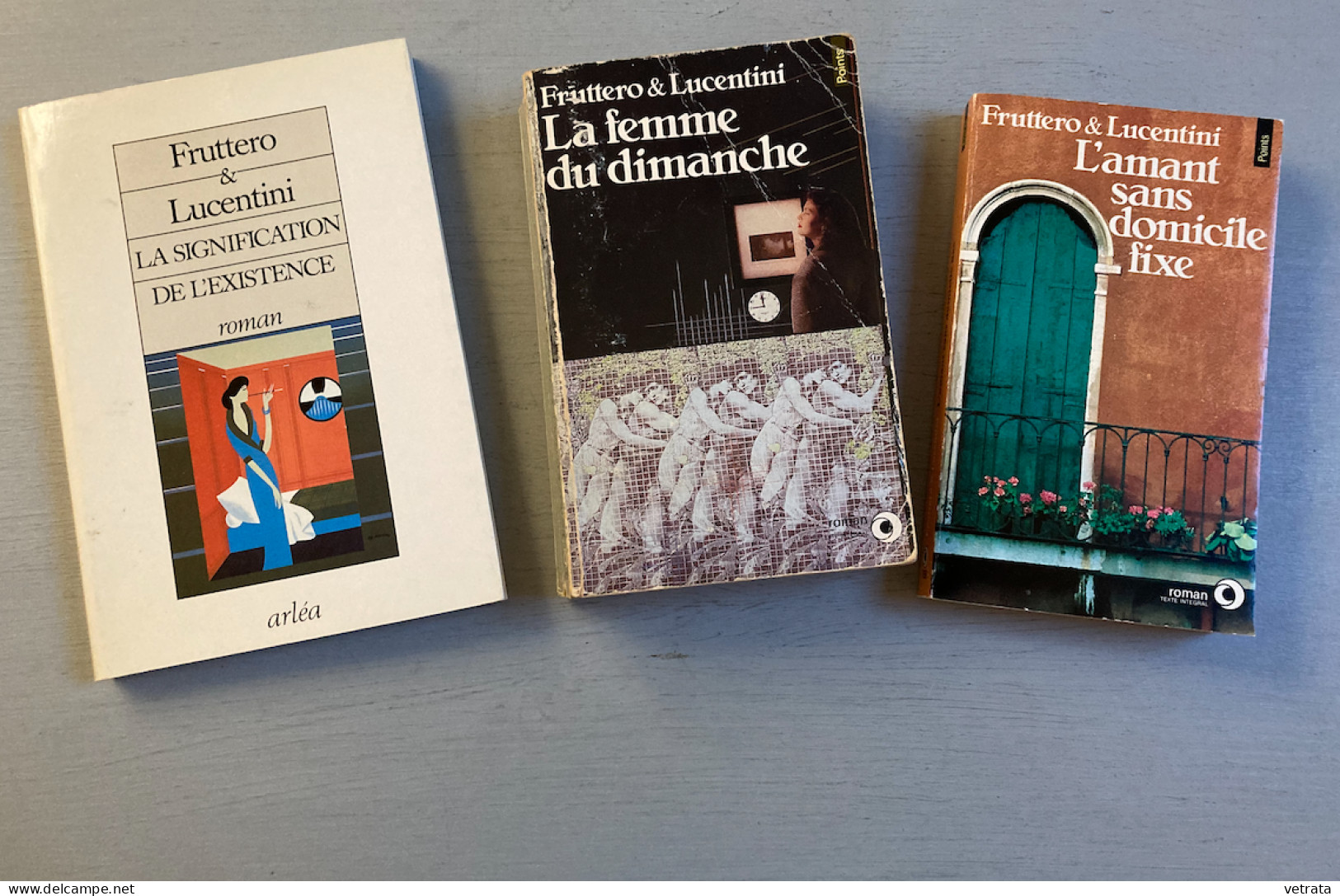 5 Livres De Fruttero & Lucentini : L’affaire D. - La Nuit Du Grand Boss - La Signification De L’existence - L’amant Sans - Lots De Plusieurs Livres