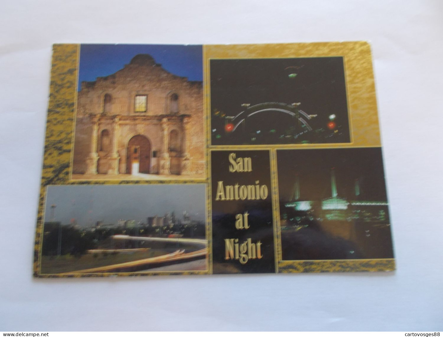 SAN ANTONIO AT NIGHT  TEXAS ( USA ETATS UNIS )  MULTIVUES TIMBRE AVIATION AVIATRICE PIONEER - San Antonio