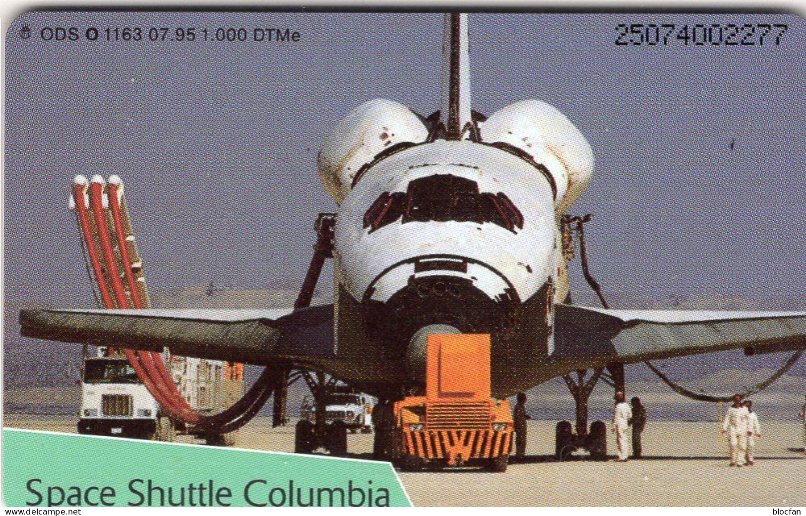 Space Shuttle TK O 1163/1995 ** 25€ 1.000Exempl. Weltraum-Programm US Raumflug Mit Columbia TC NASA Phonecard Of Germany - Raumfahrt