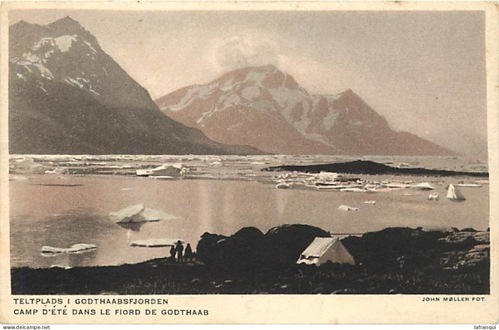 Pays Div-ref DD593- Camp D Ete Dans Le Fiord De Godthaab- Groenland - Telplads I Godthaabsfjorden - Groenland