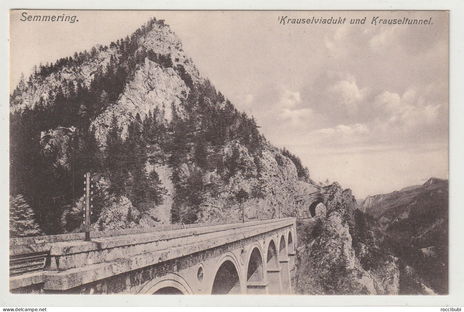 Semmering, Krauselviadukt Und Krauseltunnel - Semmering