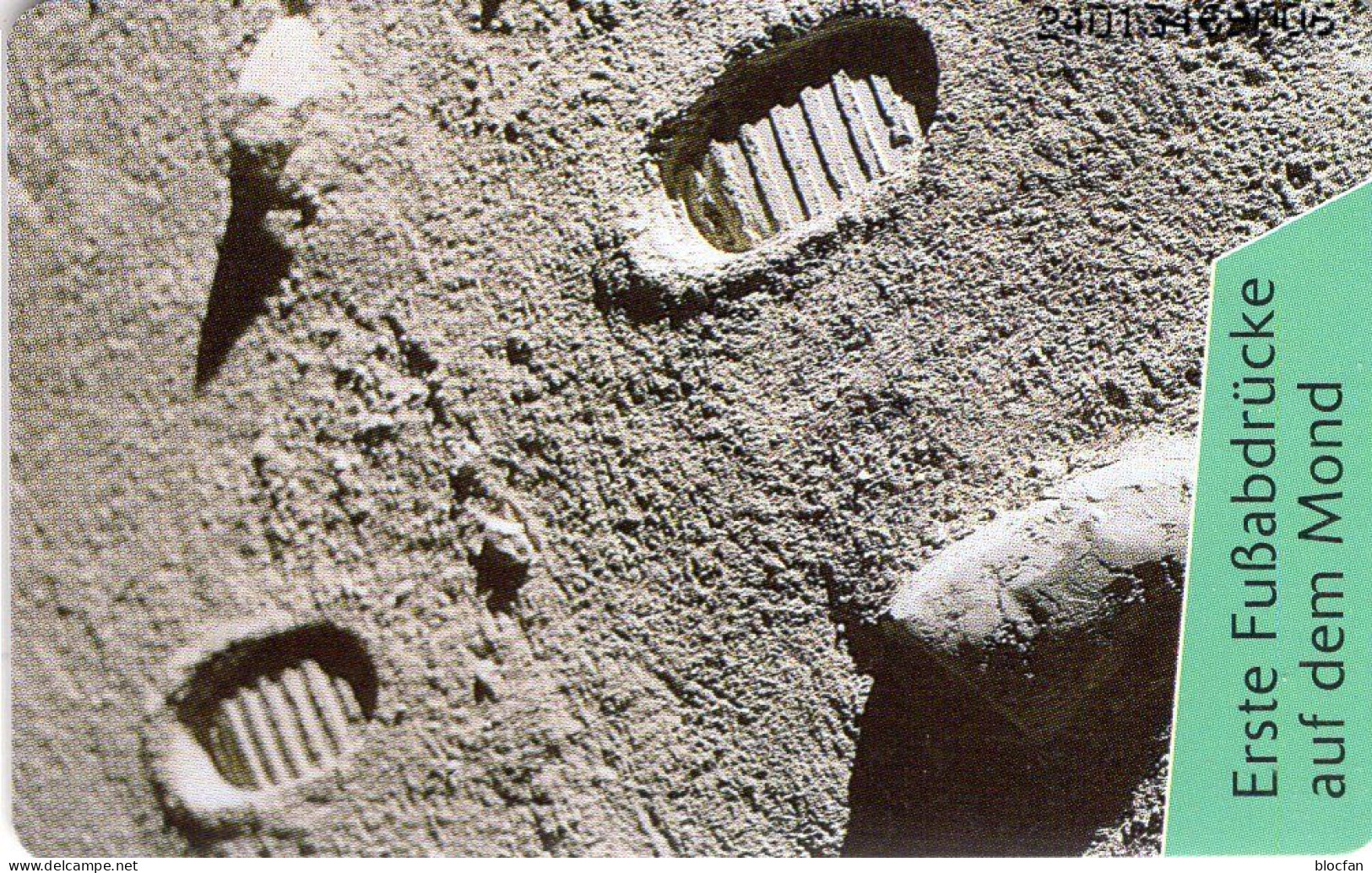 Mondflug TK O 045B/1994 ** 25€ 2.500Exempl. Fuß-Abdruck Auf Dem Mond USA Raumflug Apollo 11 TC Moon Phonecard Of Germany - Espace