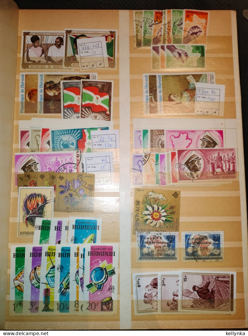 [5] Burundi & Ruanda Urundi - Accumulation de Timbres - MNH & MH & Oblitérés (12 Photos)