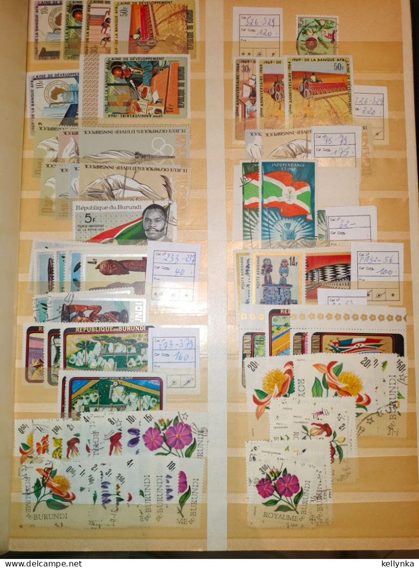 [5] Burundi & Ruanda Urundi - Accumulation de Timbres - MNH & MH & Oblitérés (12 Photos)