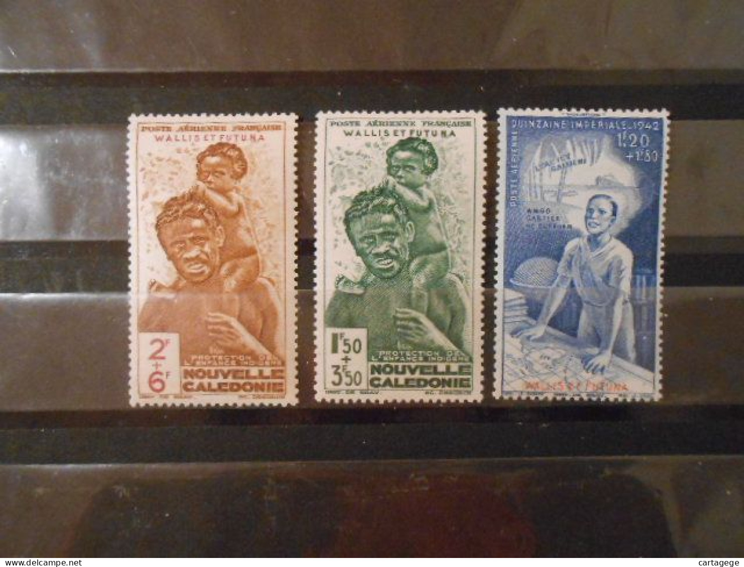 WALLIS-ET-FUTUNE YT PA 1/3  AU PROFIT DE L'ENFANCE + QUINZAINE IMPERIALE* - Unused Stamps