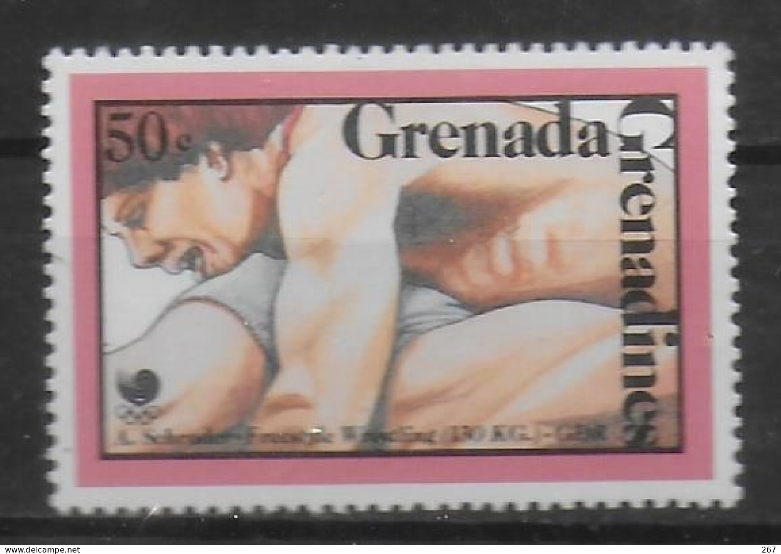 GRENADINES   N° 964  * * Jo 1988   Lutte - Lutte