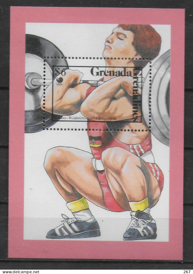 GRENADINES  BF 164  * *  Jo 1988 Halterophilie - Haltérophilie