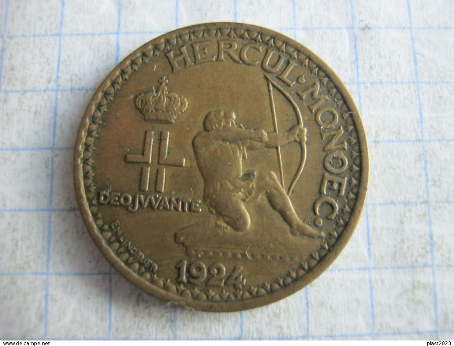 Monaco 1 Franc 1924 - 1922-1949 Louis II.