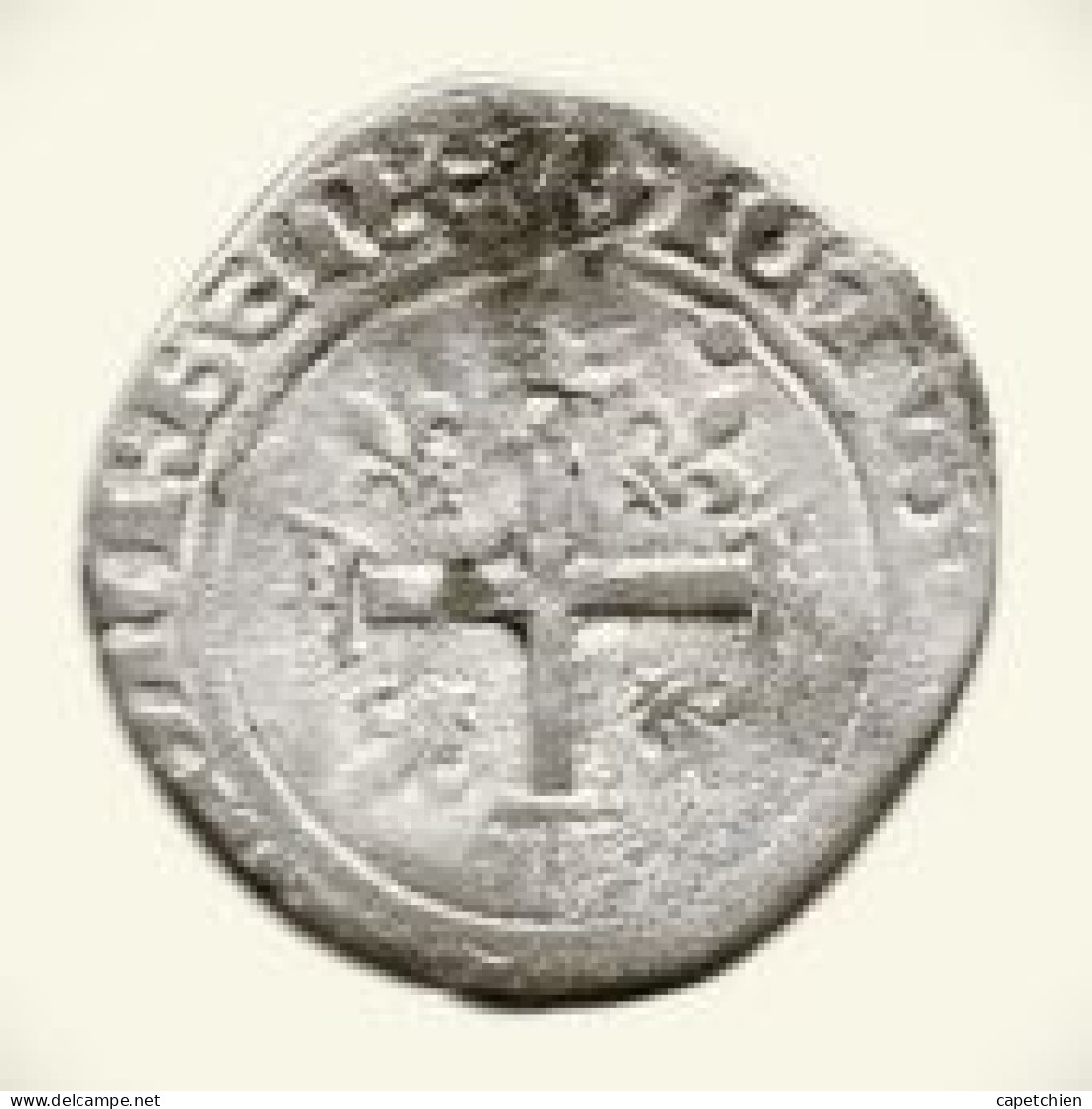 FRANCE /CHARLES VIII / KAROLUS OU DIZAIN De BILLON / 2.21 G/ / 23 Mm - 1483-1498 Karl VIII. Der Freundliche