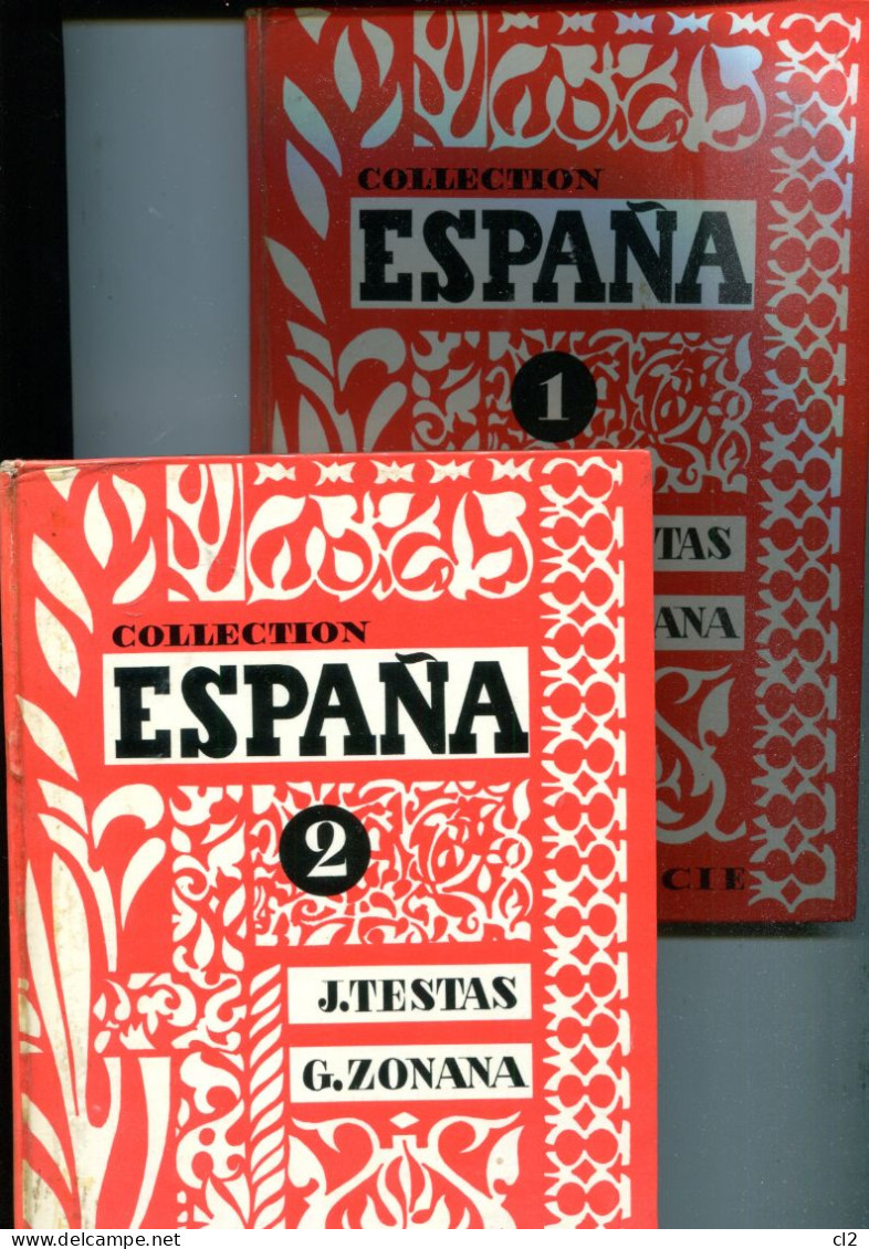 Collection ESPANA - Tome 1 "Vamos A Espana" - Tome 2 "Asi Es Espana" De J. Testas Et G. Zonana - 18 Ans Et Plus