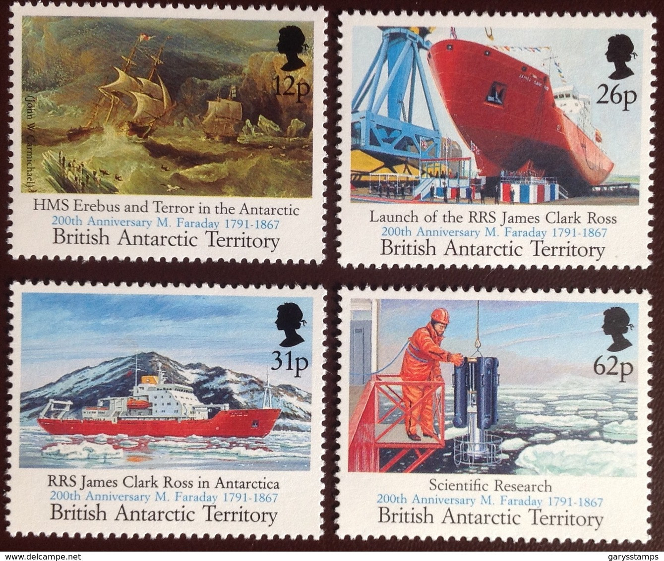 British Antarctic Territory BAT 1991 Faraday Anniversary MNH - Ongebruikt