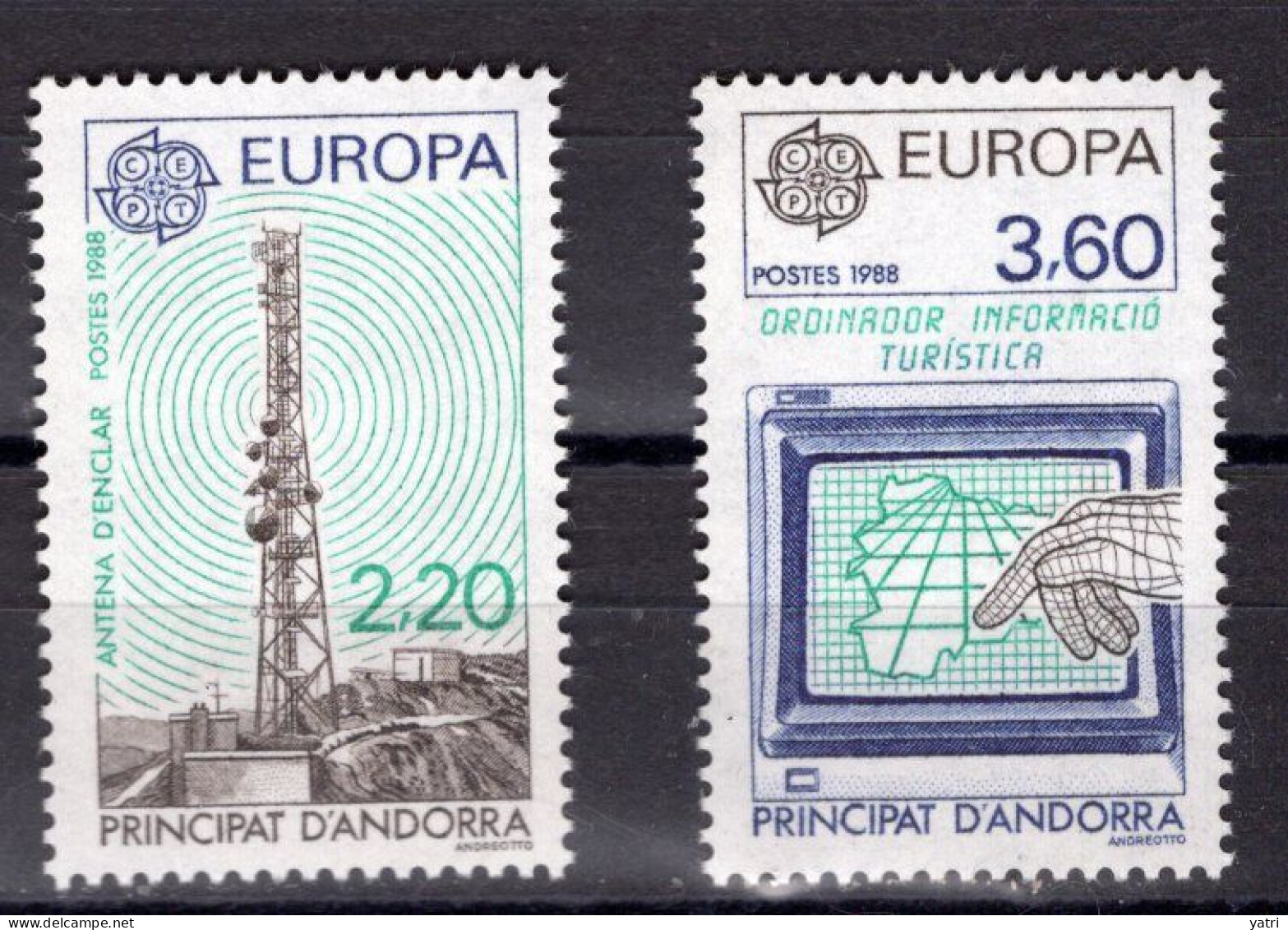 Europa Cept  (1988) - Andorra Francese ** - 1988