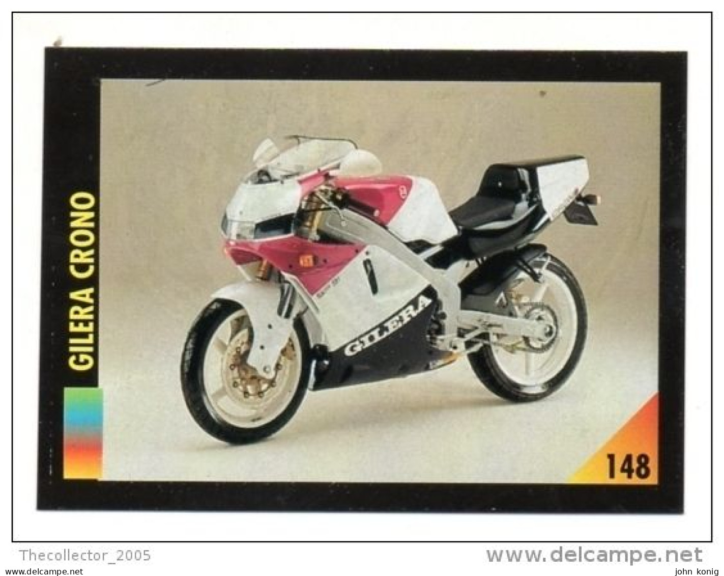 FIGURINA TRADING CARDS - LA MIA MOTO - MY MOTORBIKE - MASTERS EDIZIONI (1993) - GILERA CRONO - Moteurs