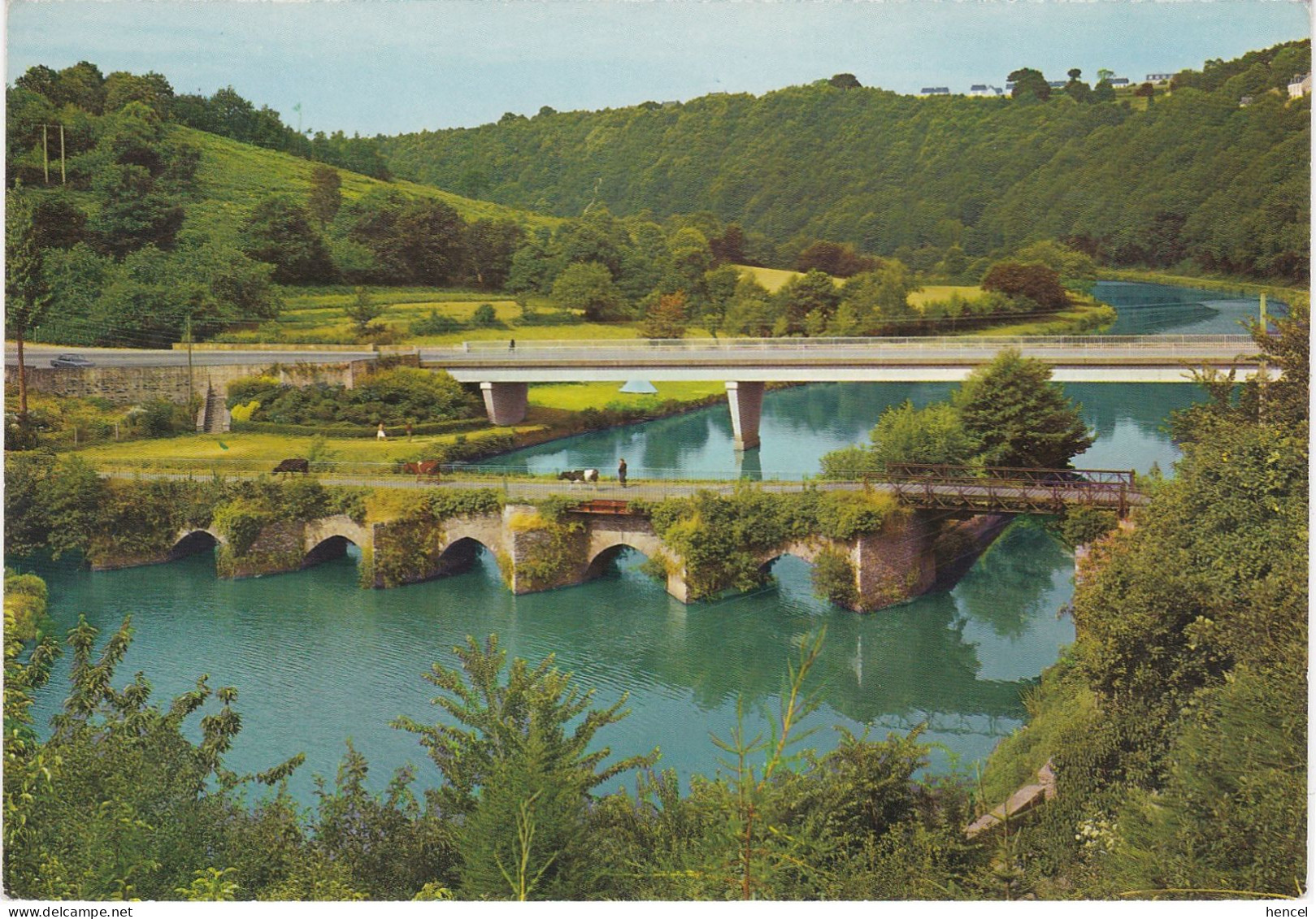 CHATEAUNEUF-du-FAOU. Les Bords De L'Aulne. Le Pont Du Roy - Châteauneuf-du-Faou