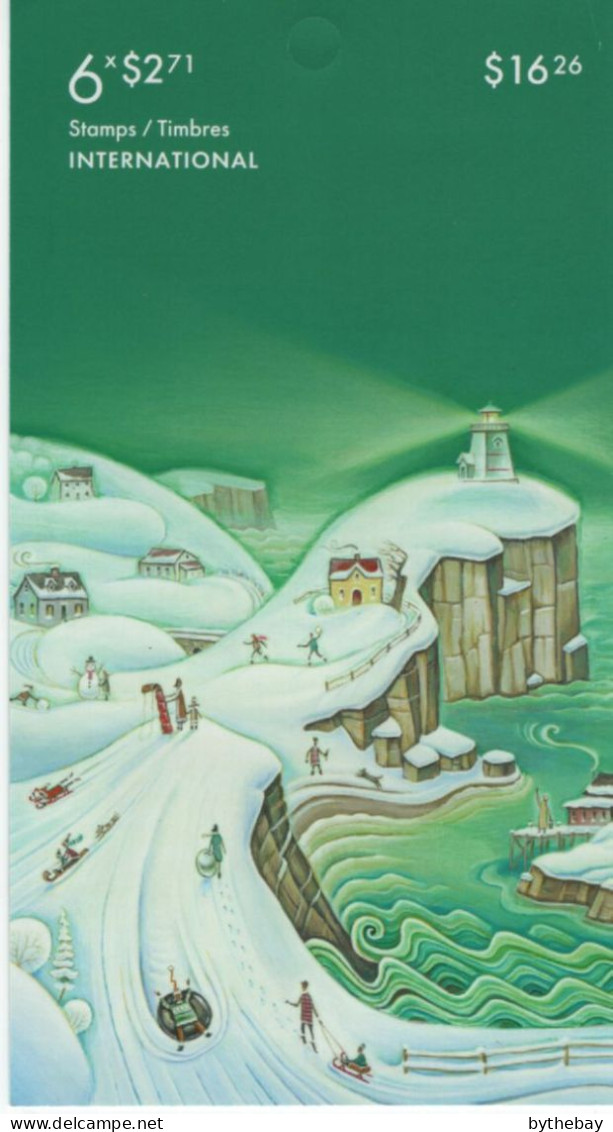 Canada 2023 MNH $2.71 Sledders, Lighthouse Christmas Booklet - Ganze Markenheftchen