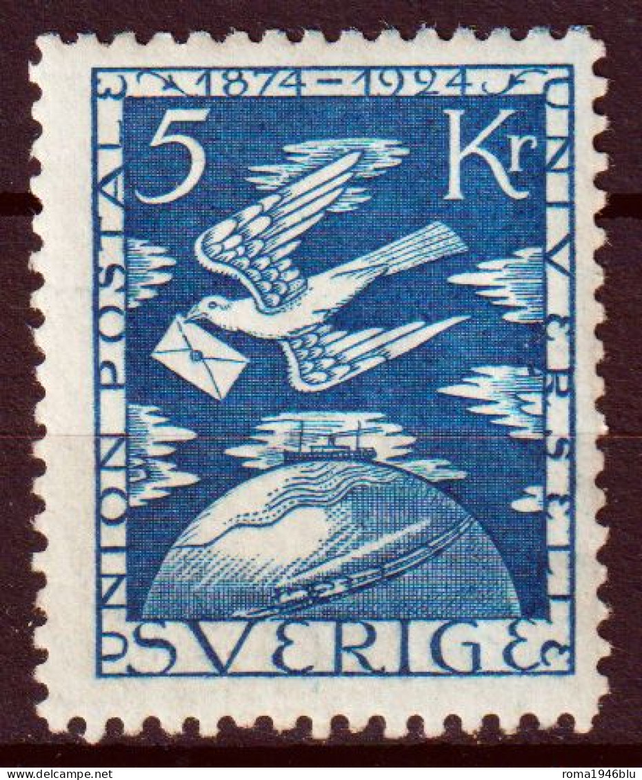 Svezia 1924 Unif.192 **/MNH VF/F - Unused Stamps