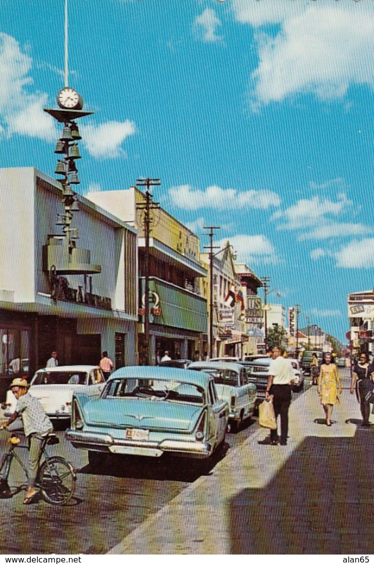 Oranjestad Aruba Netherland Antilles, Main Street Scene, C1970s Vintage Postcard - Aruba