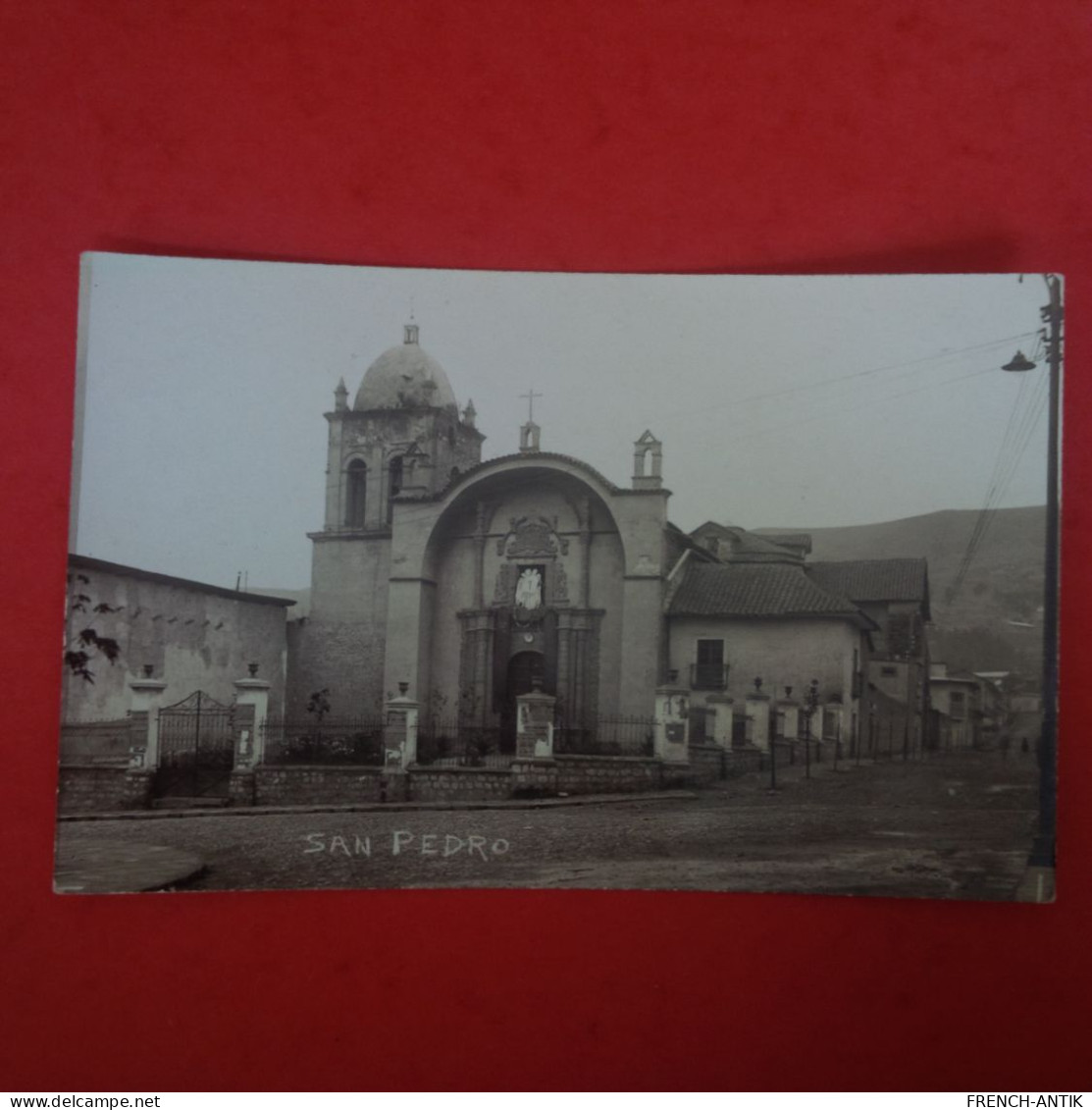 CARTE PHOTO BOLIVIE SAN PEDRO - Bolivia