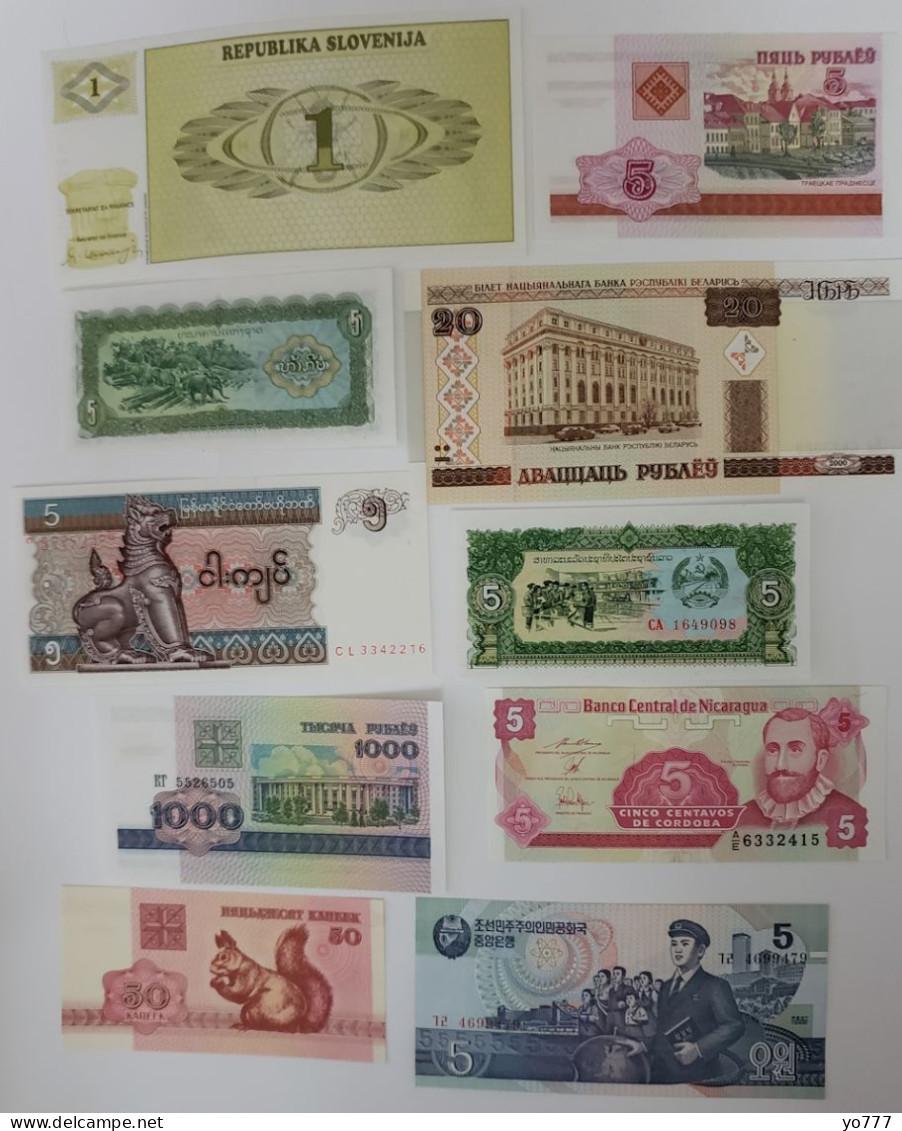 PM WORLD PAPER MONEY SET LOT-07 UNC - Sammlungen & Sammellose