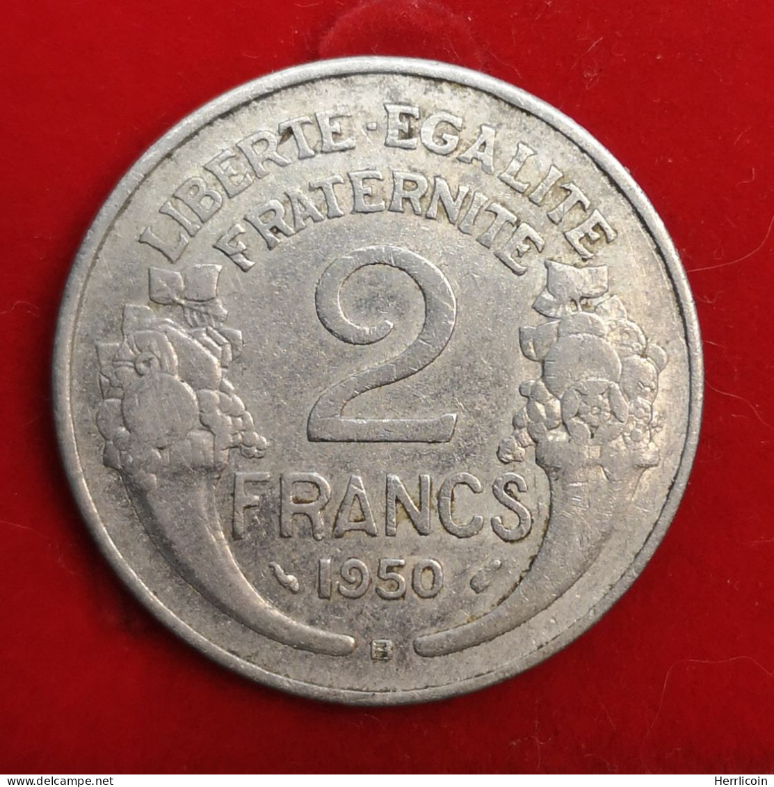 1950 B - 2 Francs Morlon Aluminium-magnésium - France - 2 Francs