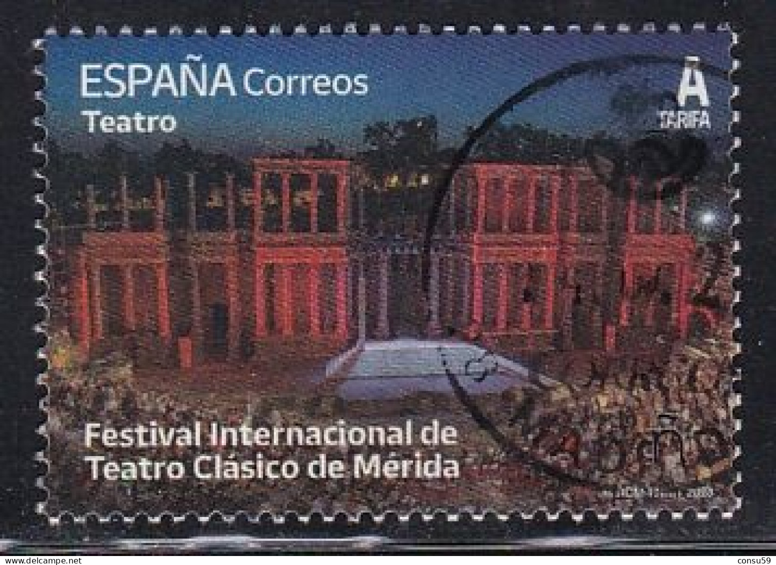 2023-ED. 5678 - Teatro. Festival Internacional De Teatro Clásico De Mérida- USADO - Used Stamps