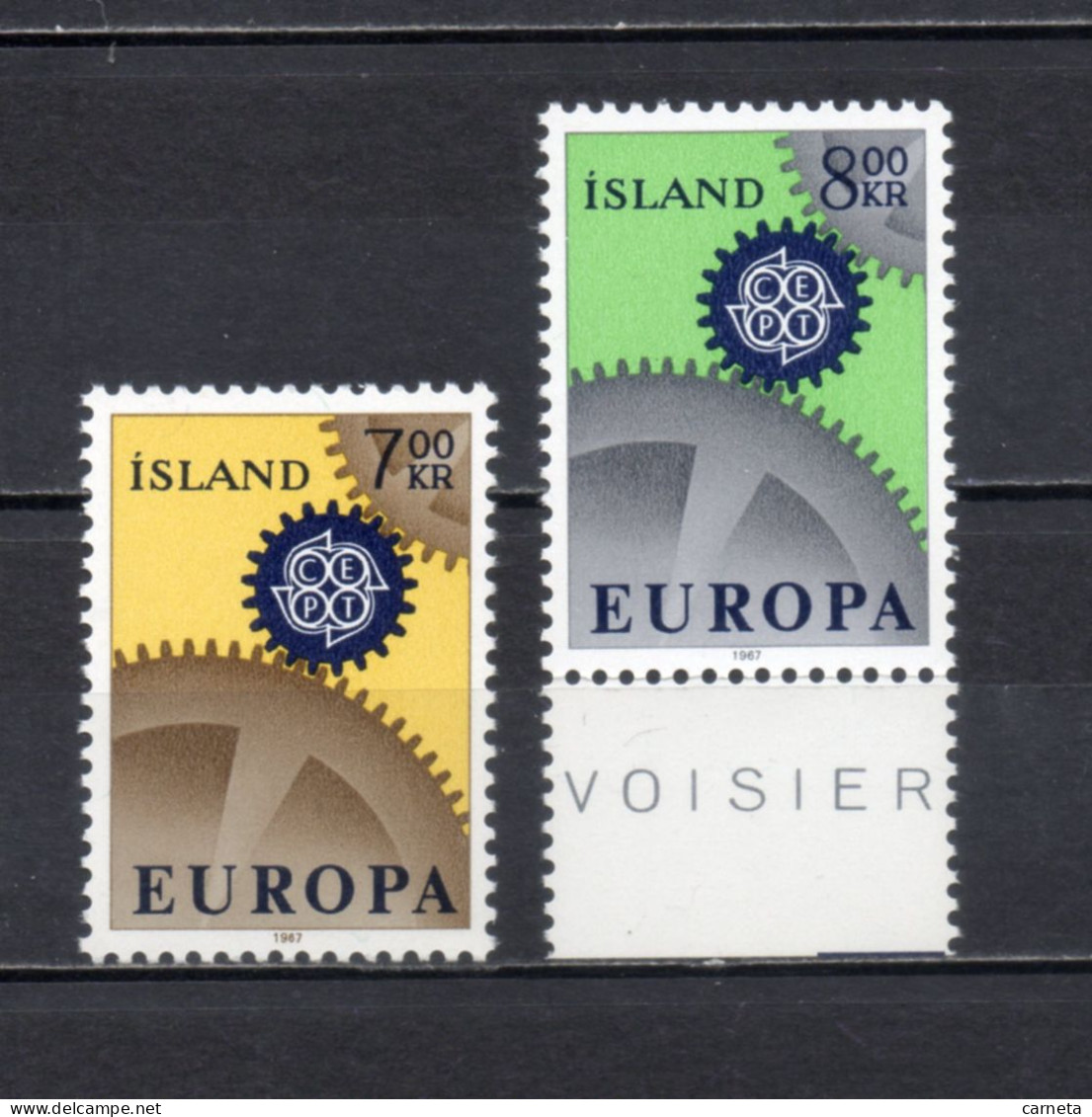 ISLANDE  N° 364 + 365   NEUFS SANS CHARNIERE COTE  4.50€    EUROPA - Unused Stamps